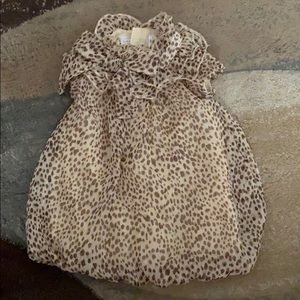 Bubble leopard dress